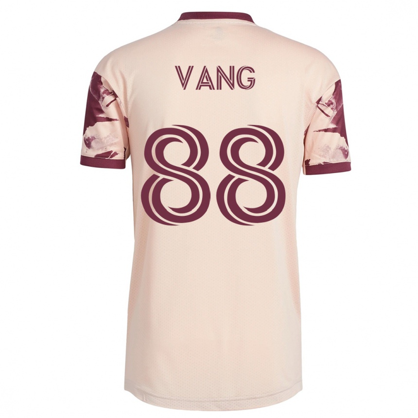 Women Football Michael Vang #88 Off-White Away Jersey 2023/24 T-Shirt