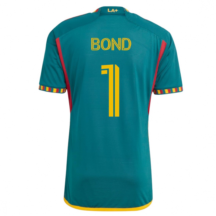Women Football Jonathan Bond #1 Green Away Jersey 2023/24 T-Shirt