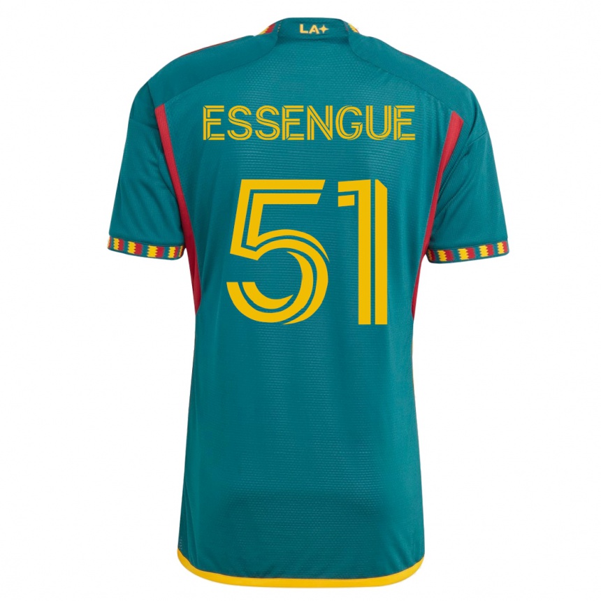 Women Football Ascel Essengue #51 Green Away Jersey 2023/24 T-Shirt