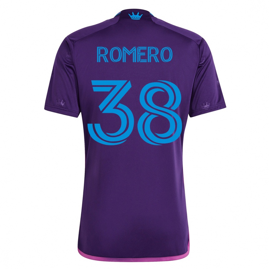 Women Football Brian Romero #38 Violet Away Jersey 2023/24 T-Shirt