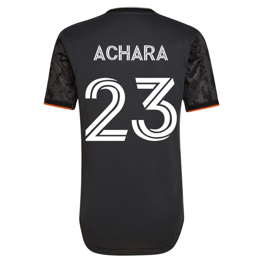 Women Football Ifunanyachi Achara #23 Black Away Jersey 2023/24 T-Shirt