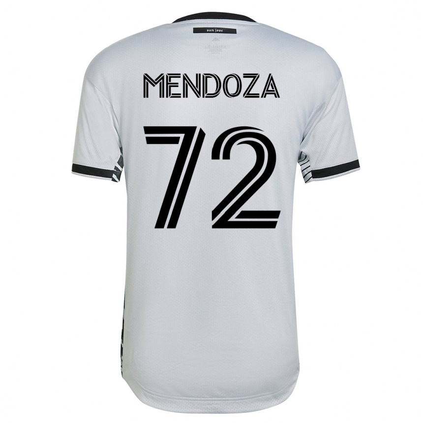 Women Football Edwyn Mendoza #72 White Away Jersey 2023/24 T-Shirt