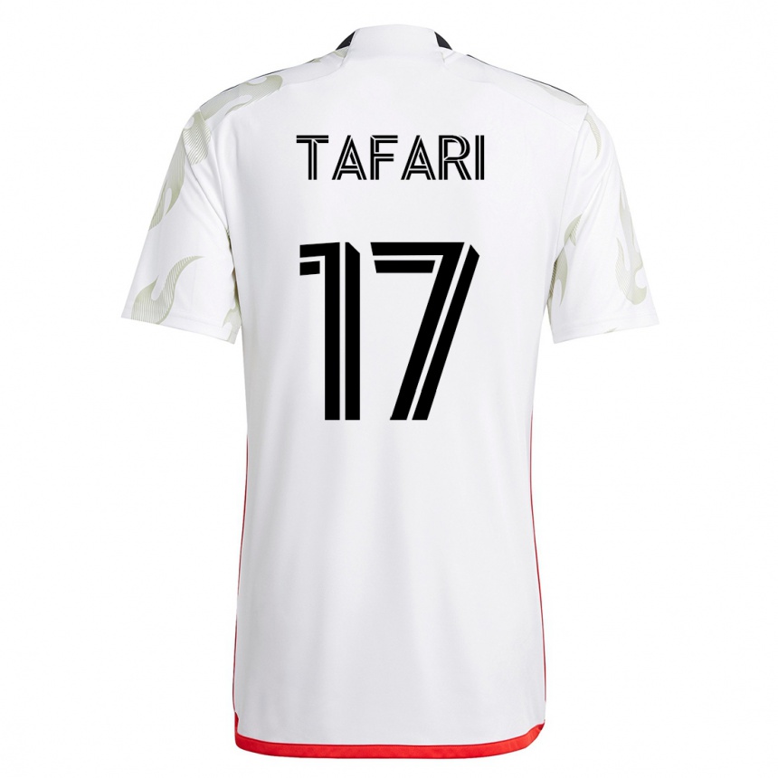 Women Football Nkosi Tafari #17 White Away Jersey 2023/24 T-Shirt