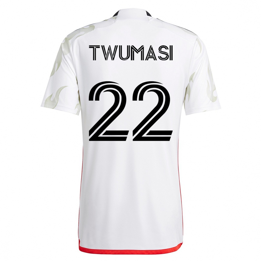 Women Football Ema Twumasi #22 White Away Jersey 2023/24 T-Shirt