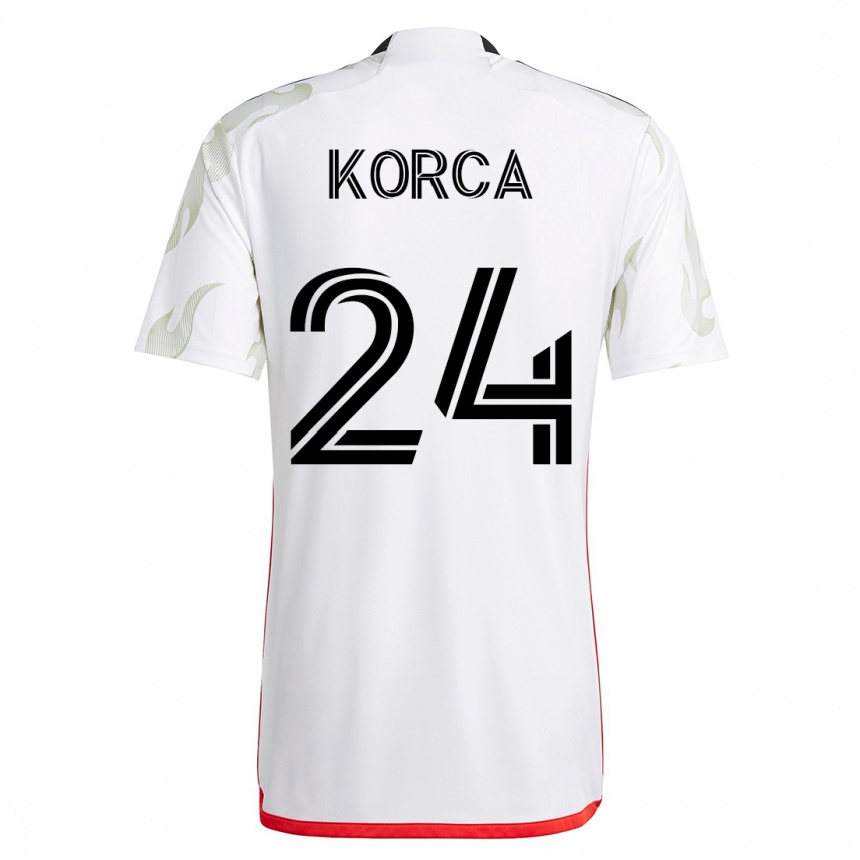 Women Football Amet Korca #24 White Away Jersey 2023/24 T-Shirt