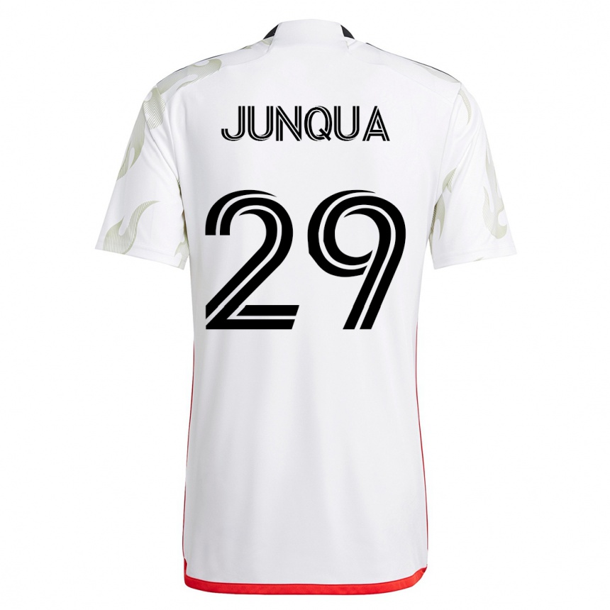 Women Football Sam Junqua #29 White Away Jersey 2023/24 T-Shirt
