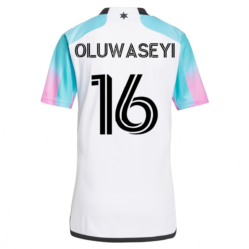 Women Football Tani Oluwaseyi #16 White Away Jersey 2023/24 T-Shirt
