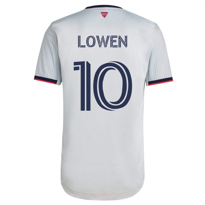 Women Football Eduard Löwen #10 White Away Jersey 2023/24 T-Shirt