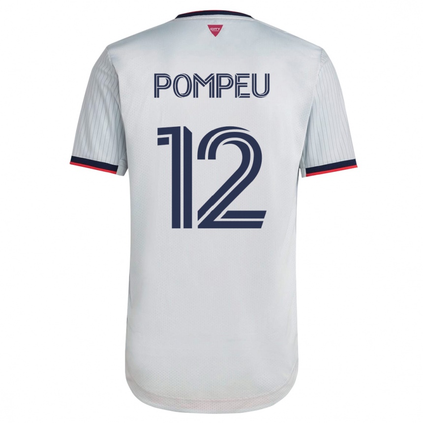 Women Football Célio Pompeu #12 White Away Jersey 2023/24 T-Shirt