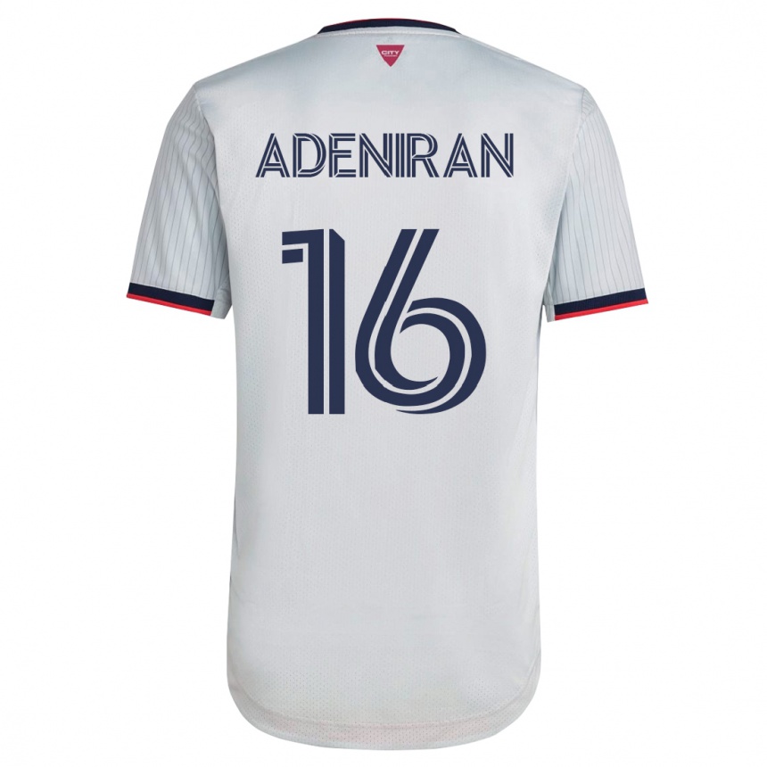 Women Football Samuel Adeniran #16 White Away Jersey 2023/24 T-Shirt