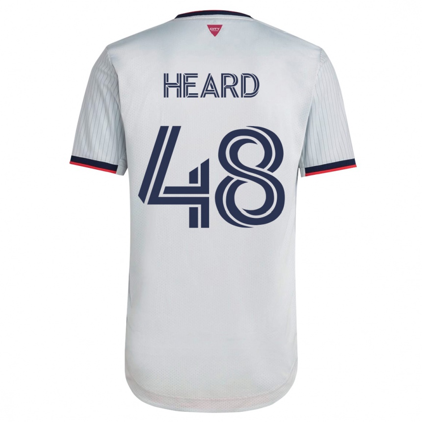 Women Football Aaron Heard #48 White Away Jersey 2023/24 T-Shirt