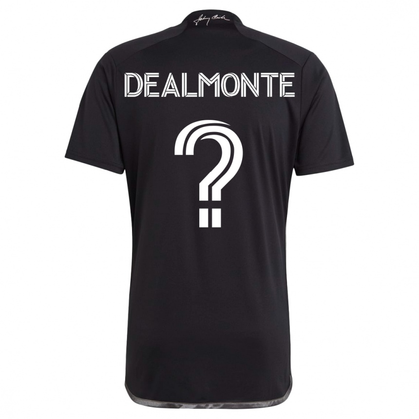 Women Football Charly Dealmonte #0 Black Away Jersey 2023/24 T-Shirt