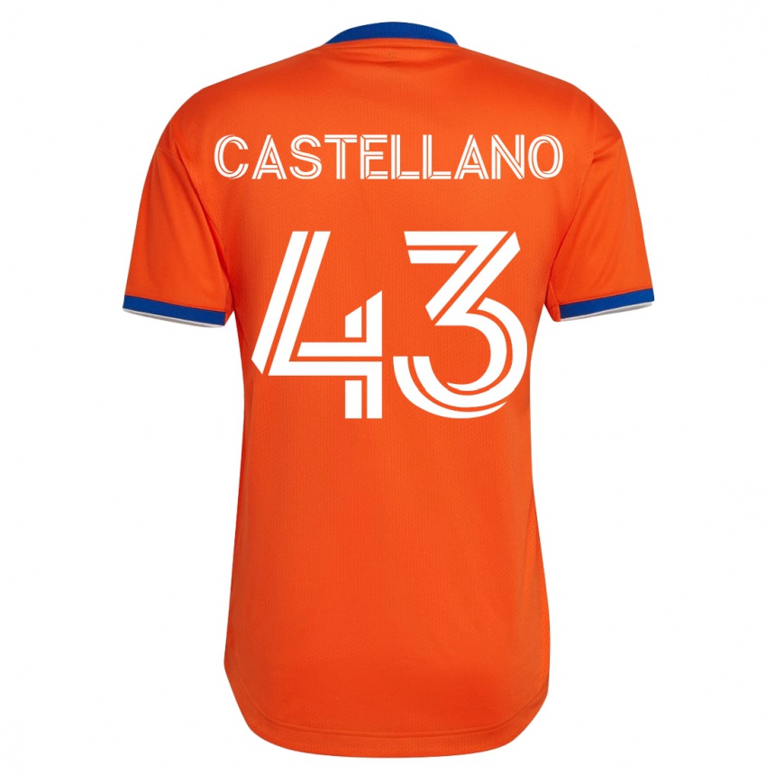 Women Football Jesús Castellano #43 White Away Jersey 2023/24 T-Shirt