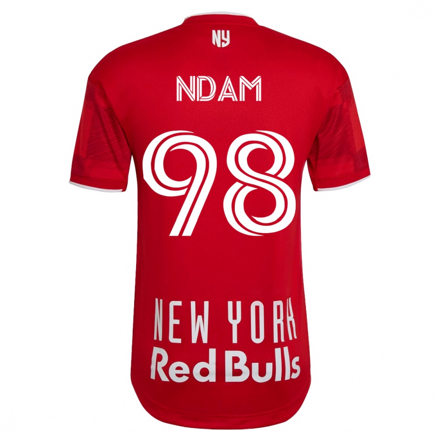 Women Football Hassan Ndam #98 Beige-Golden Away Jersey 2023/24 T-Shirt