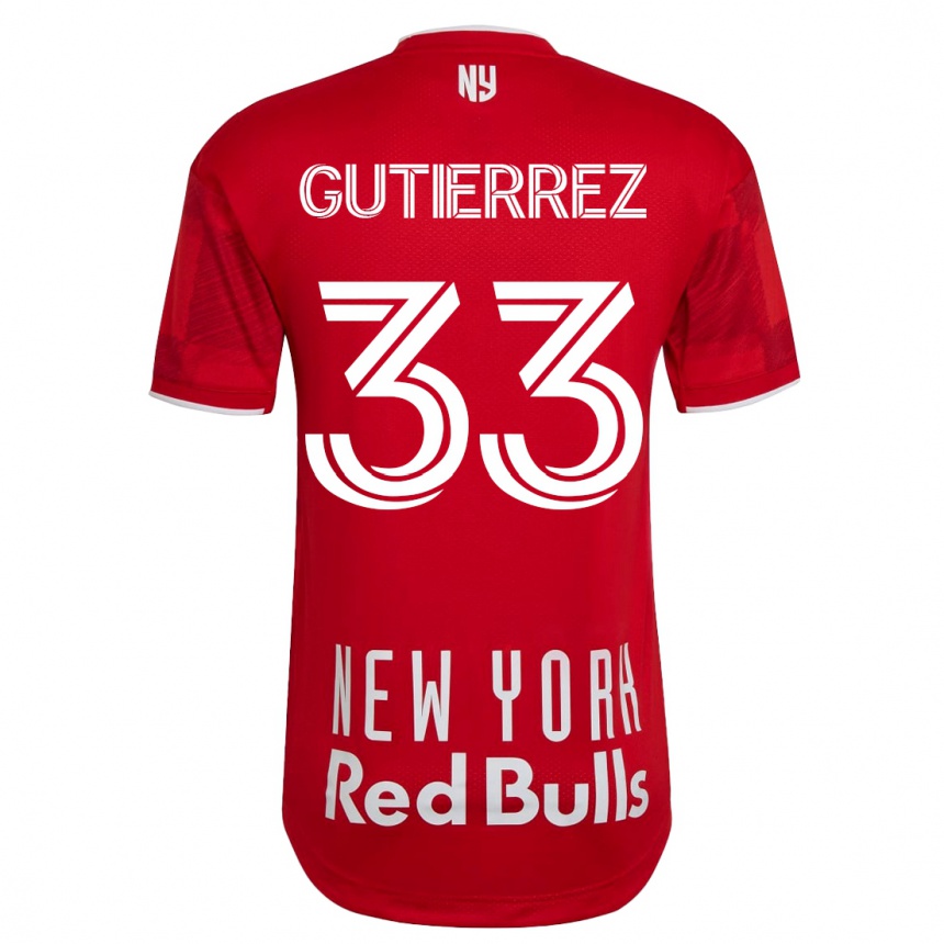 Women Football Juan Gutierrez #33 Beige-Golden Away Jersey 2023/24 T-Shirt