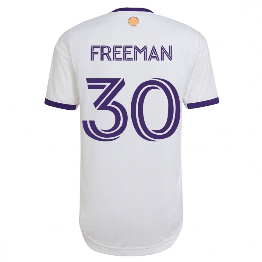 Women Football Alex Freeman #30 White Away Jersey 2023/24 T-Shirt
