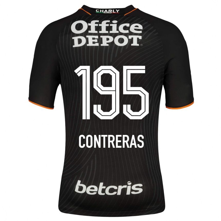 Women Football Ari Contreras #195 Black Away Jersey 2023/24 T-Shirt
