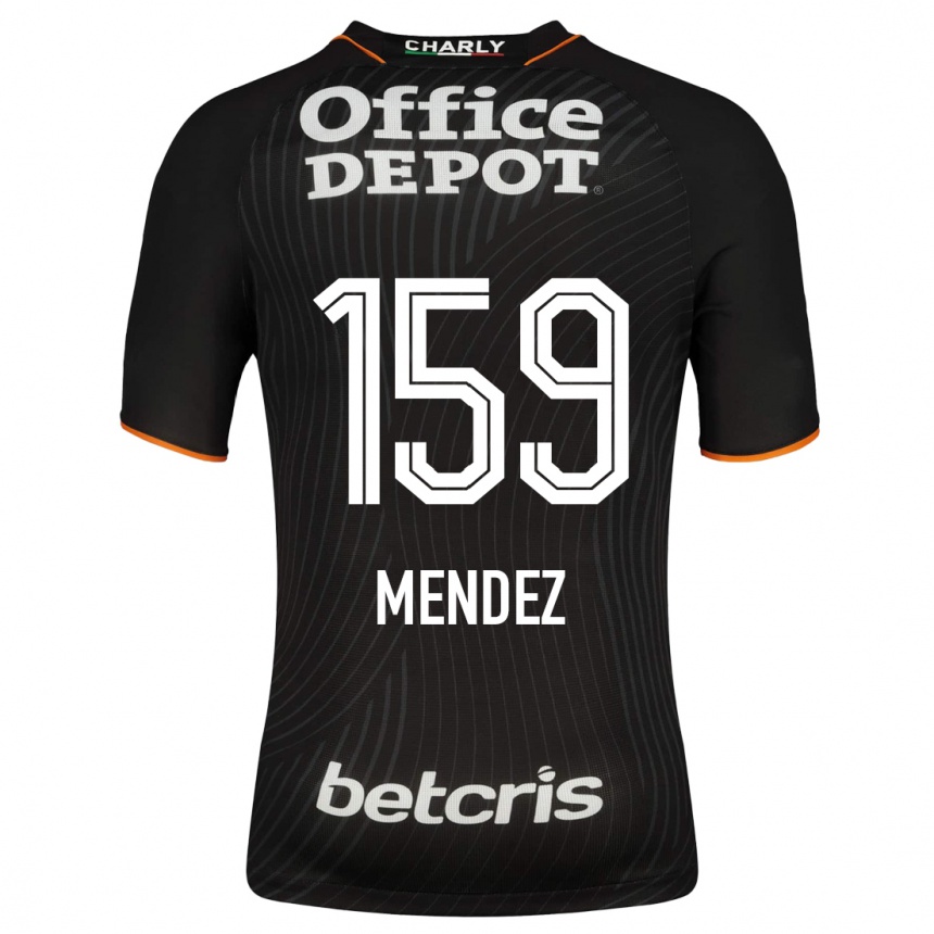 Women Football Daniel Méndez #159 Black Away Jersey 2023/24 T-Shirt