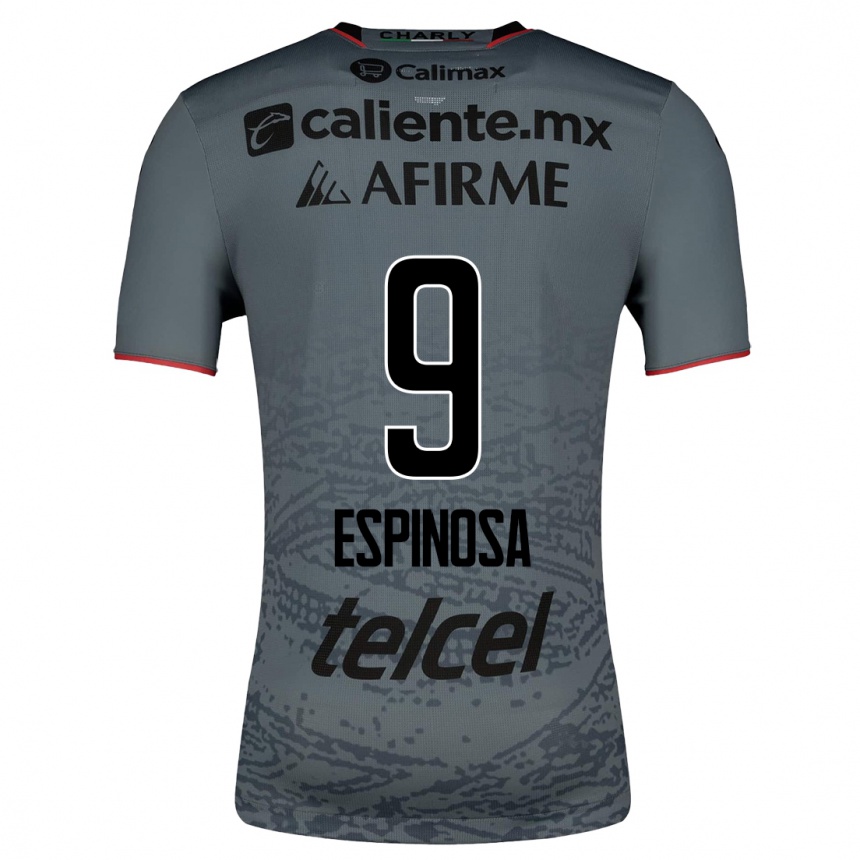 Women Football Daniela Espinosa #9 Grey Away Jersey 2023/24 T-Shirt
