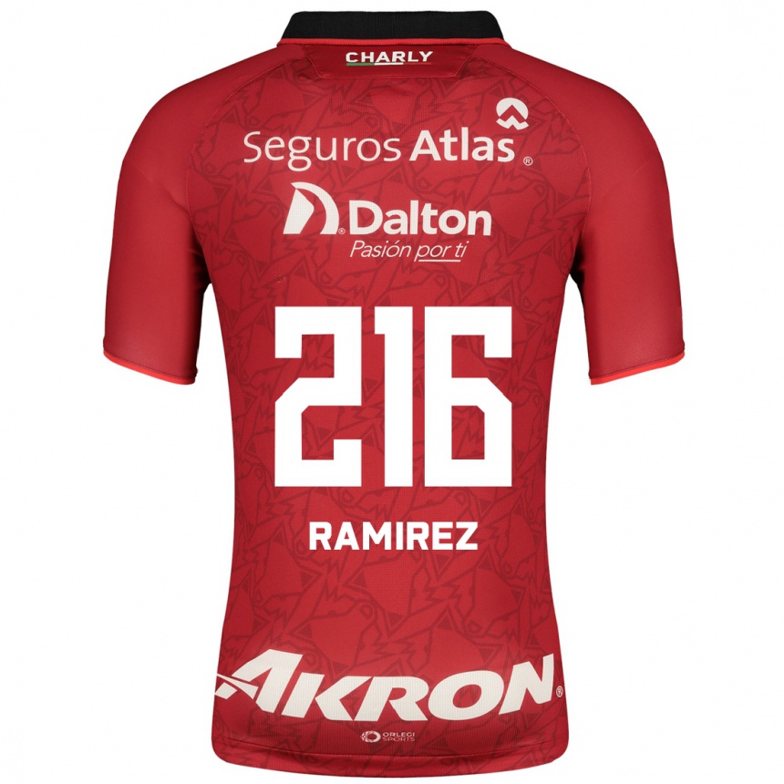 Women Football Paulo Ramírez #216 Red Away Jersey 2023/24 T-Shirt