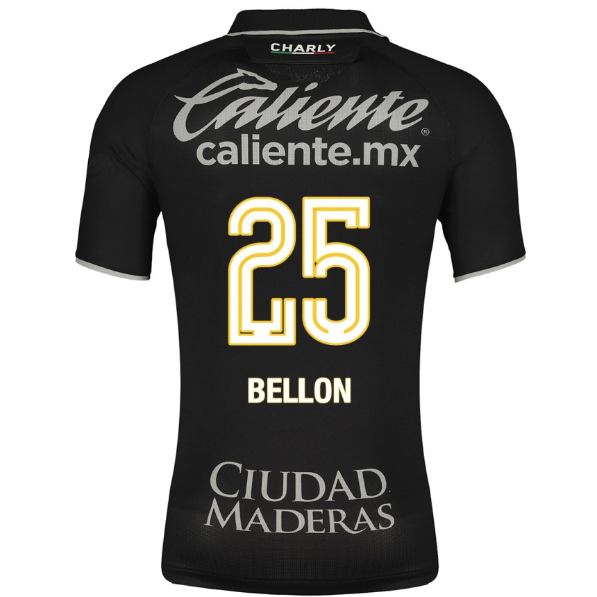 Women Football Paul Bellón #25 Black Away Jersey 2023/24 T-Shirt