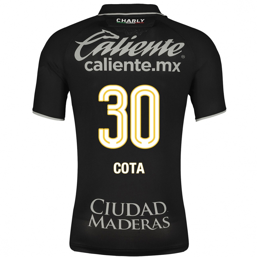 Women Football Rodolfo Cota #30 Black Away Jersey 2023/24 T-Shirt