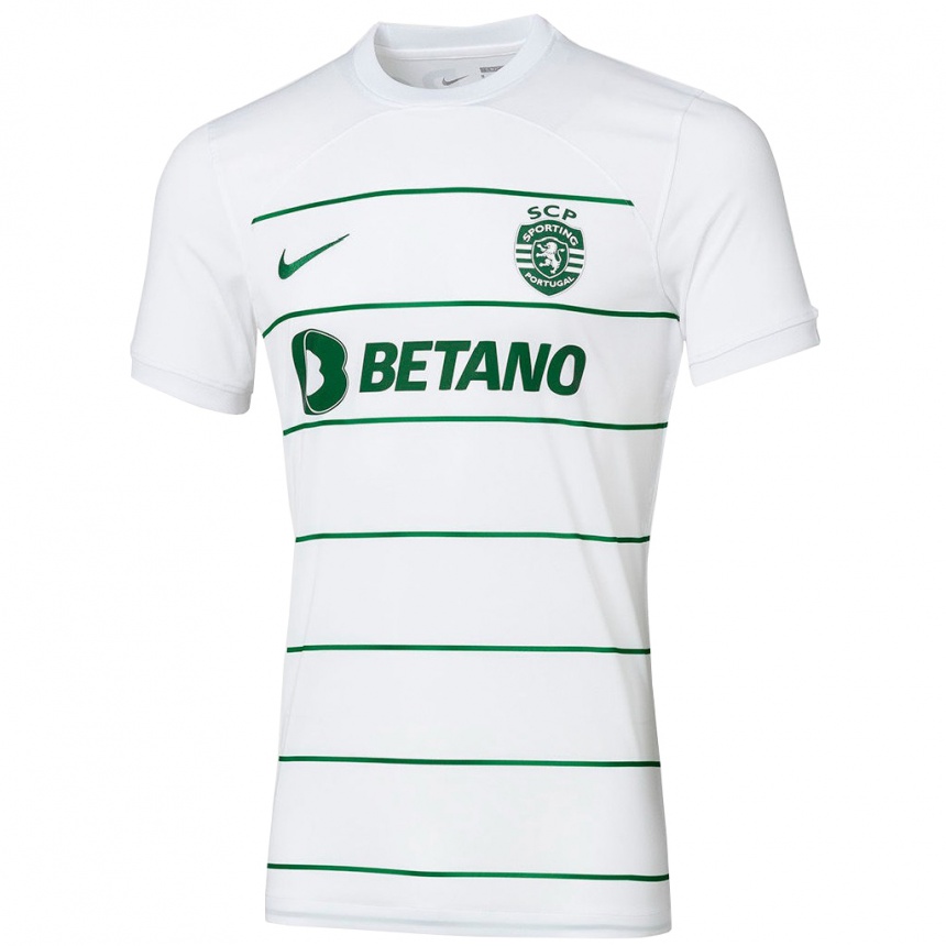 Women Football Diogo Clara #0 White Away Jersey 2023/24 T-Shirt