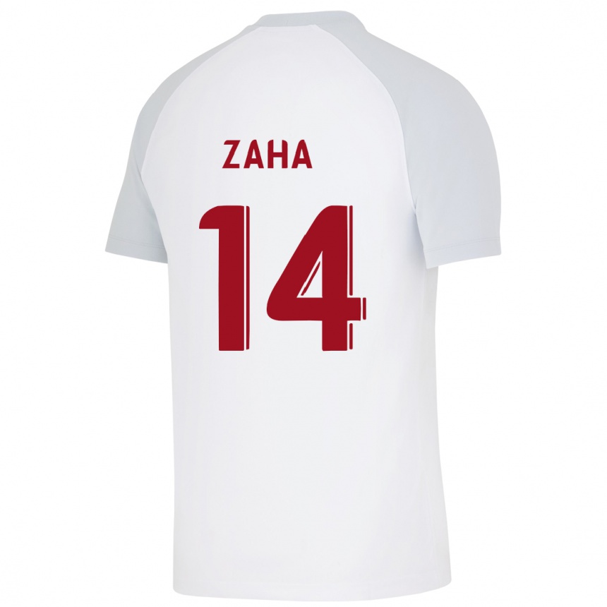 Women Football Wilfried Zaha #14 White Away Jersey 2023/24 T-Shirt