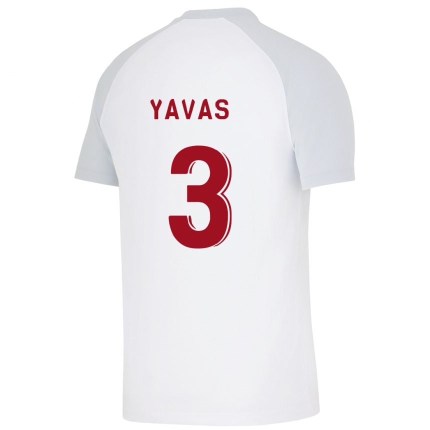 Women Football Arda Yavas #3 White Away Jersey 2023/24 T-Shirt