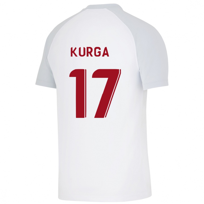 Women Football Handan Kurğa #17 White Away Jersey 2023/24 T-Shirt