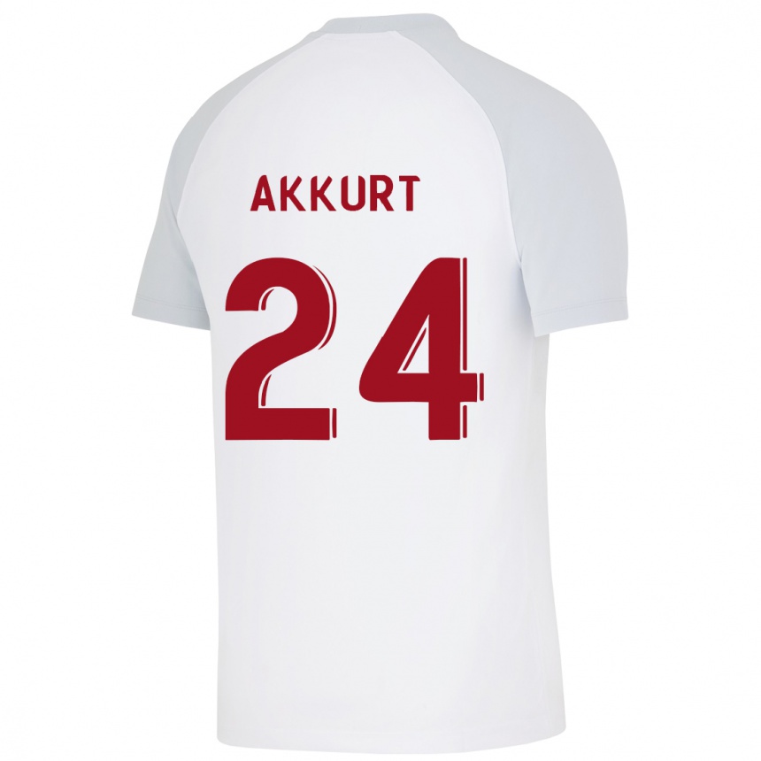 Women Football Arzu Akkurt #24 White Away Jersey 2023/24 T-Shirt