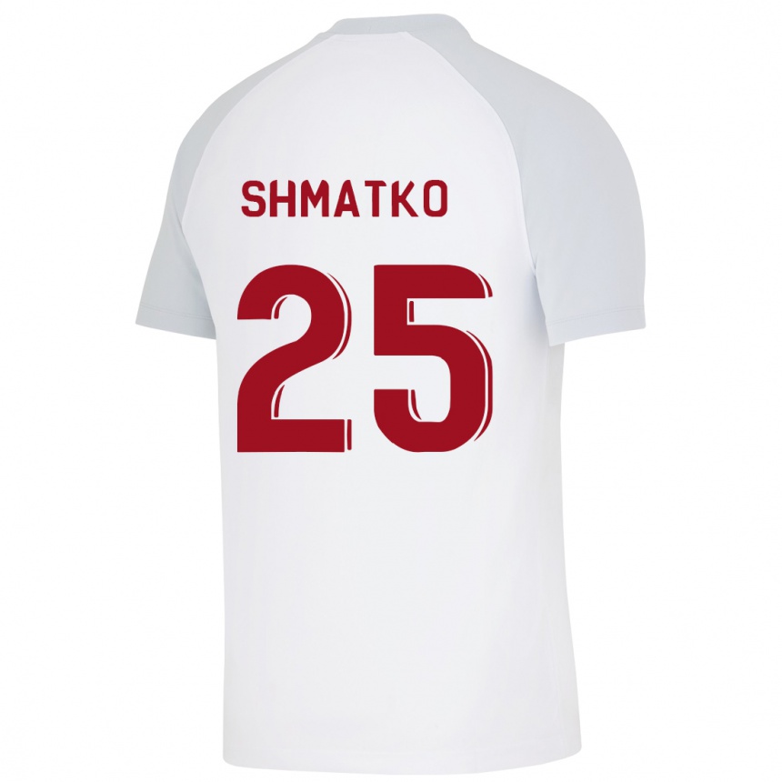 Women Football Lyubov Shmatko #25 White Away Jersey 2023/24 T-Shirt