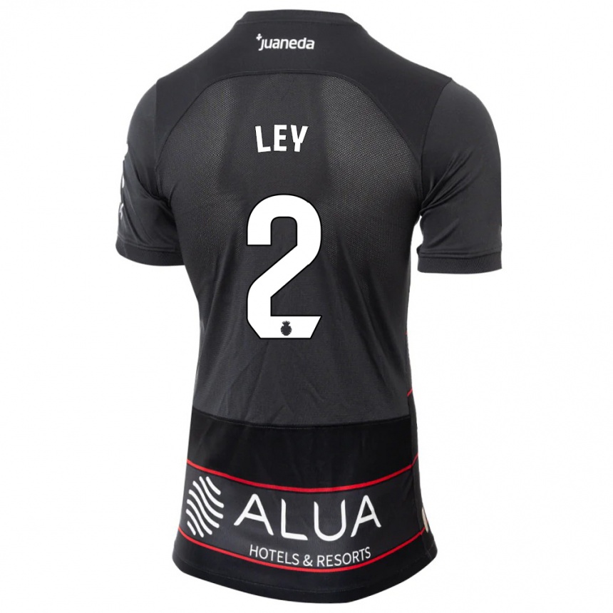 Women Football Yuzún Ley #2 Black Away Jersey 2023/24 T-Shirt