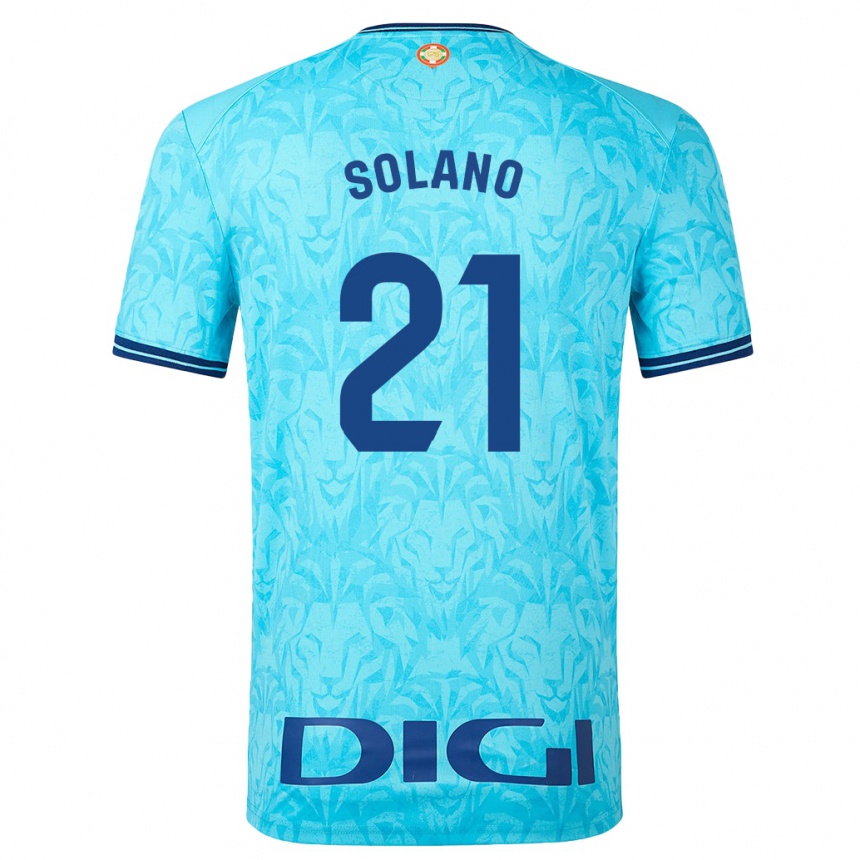 Women Football Bibiane Schulze-Solano #21 Sky Blue Away Jersey 2023/24 T-Shirt