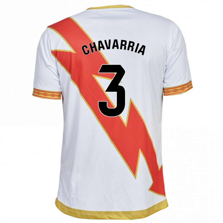 Kids Football Pep Chavarría #3 White Home Jersey 2023/24 T-Shirt