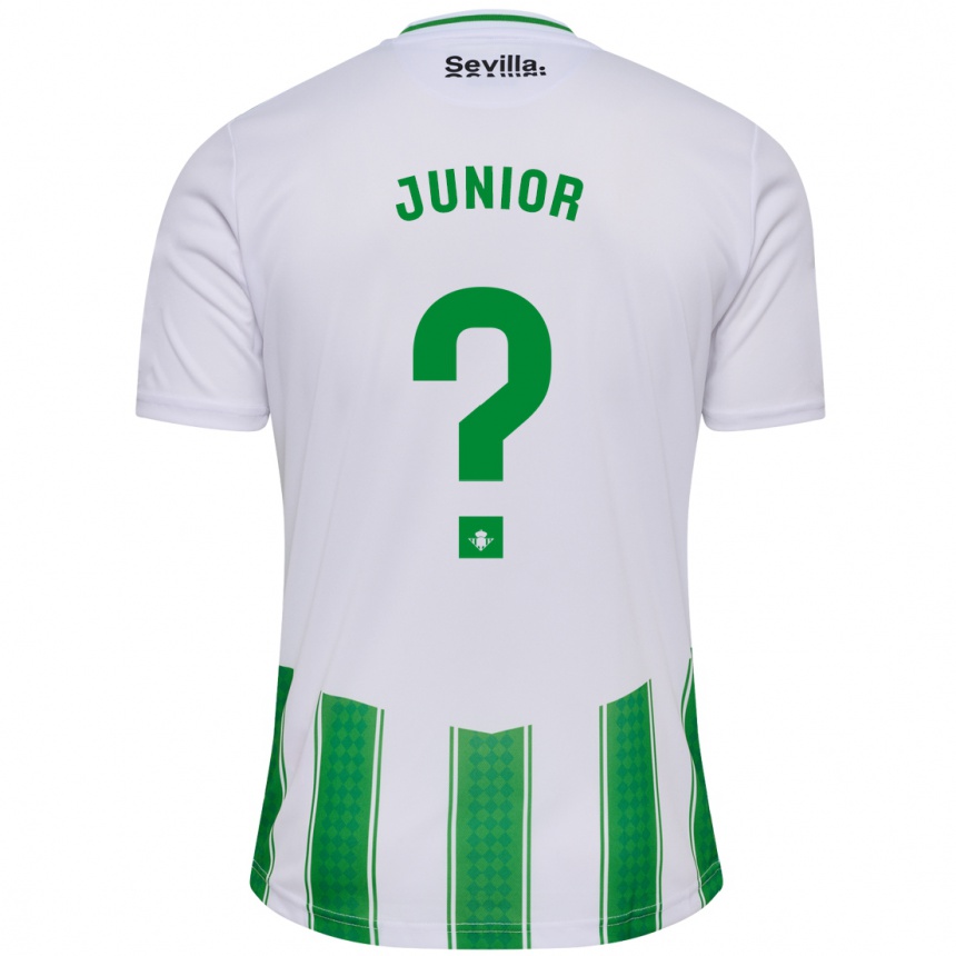 Kids Football Clute Junior #0 White Home Jersey 2023/24 T-Shirt