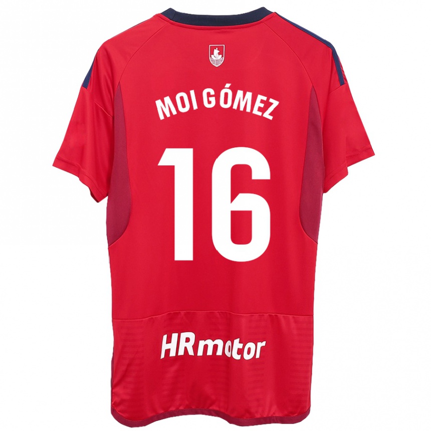 Kids Football Moi Gómez #16 Red Home Jersey 2023/24 T-Shirt