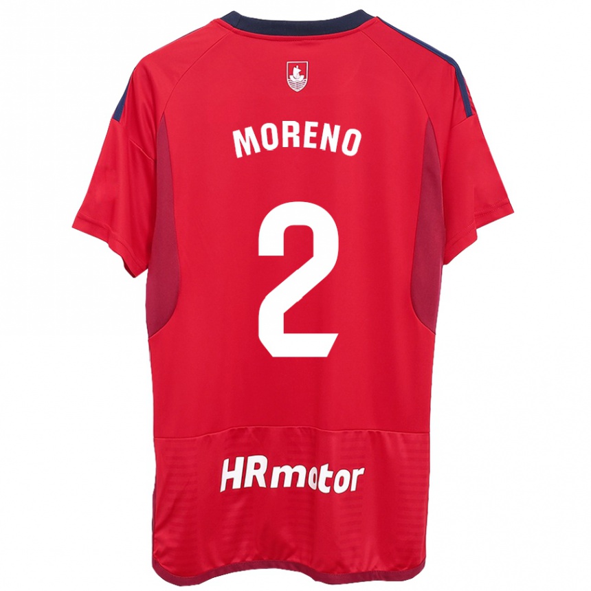 Kids Football Jorge Moreno #27 Red Home Jersey 2023/24 T-Shirt