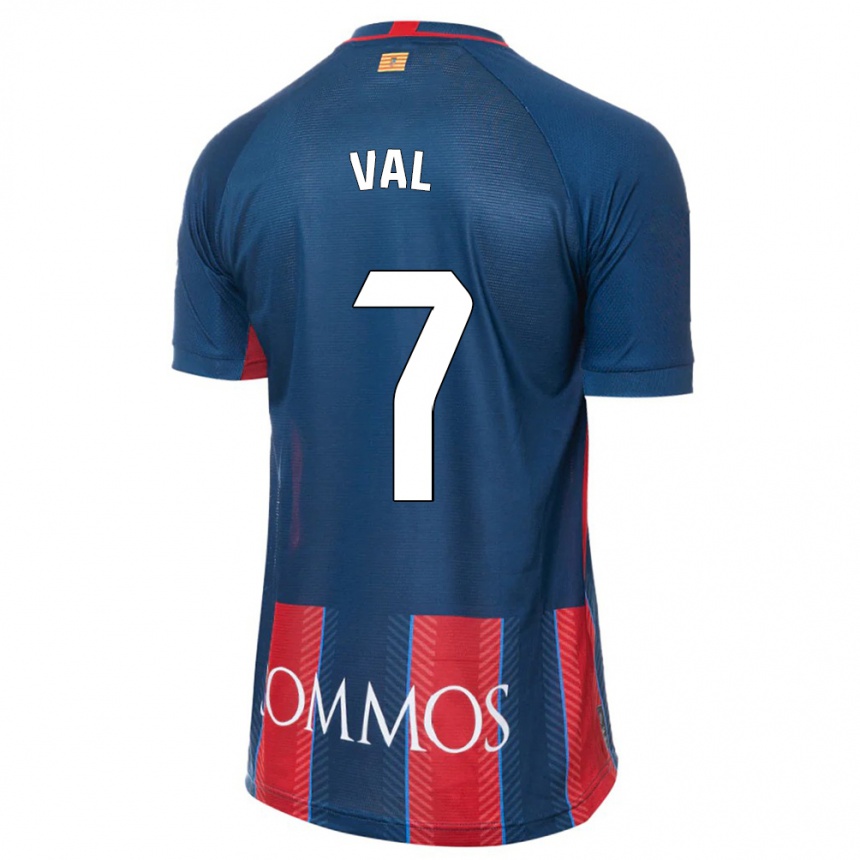 Kids Football Rodri Val #7 Navy Home Jersey 2023/24 T-Shirt