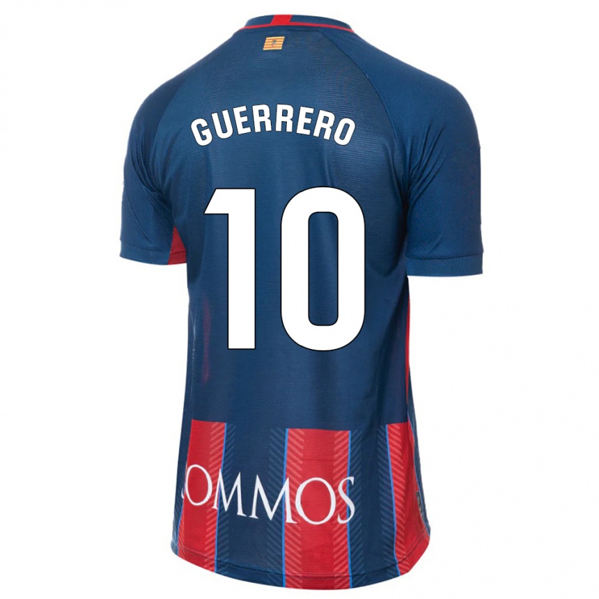 Kids Football Fernando Guerrero #10 Navy Home Jersey 2023/24 T-Shirt