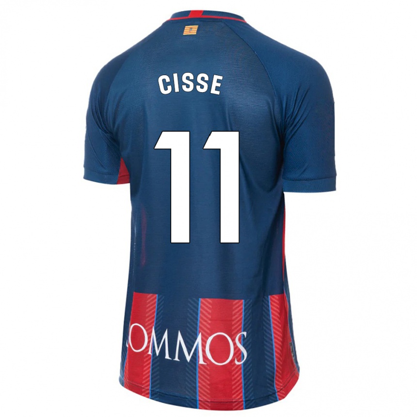 Kids Football Bakary Cissé #11 Navy Home Jersey 2023/24 T-Shirt