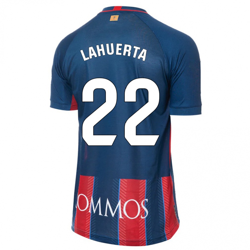 Kids Football Gema Lahuerta #22 Navy Home Jersey 2023/24 T-Shirt