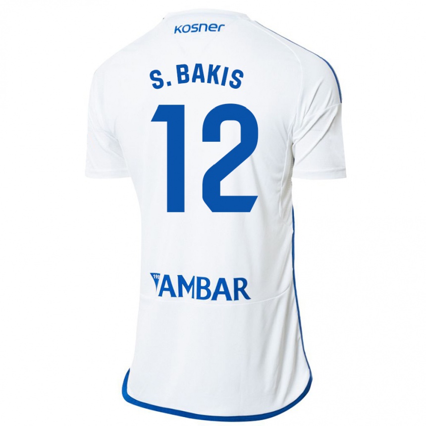 Kids Football Sinan Bakış #12 White Home Jersey 2023/24 T-Shirt