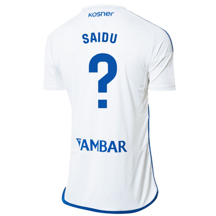 Kids Football Yussif Saidu #0 White Home Jersey 2023/24 T-Shirt