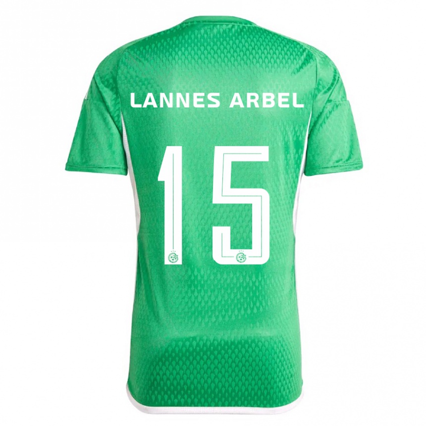 Kids Football Tomer Lannes Arbel #15 White Blue Home Jersey 2023/24 T-Shirt