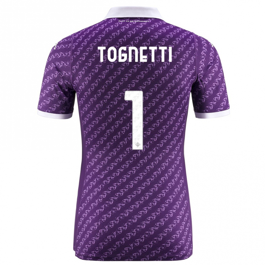 Kids Football Laerte Tognetti #1 Violet Home Jersey 2023/24 T-Shirt