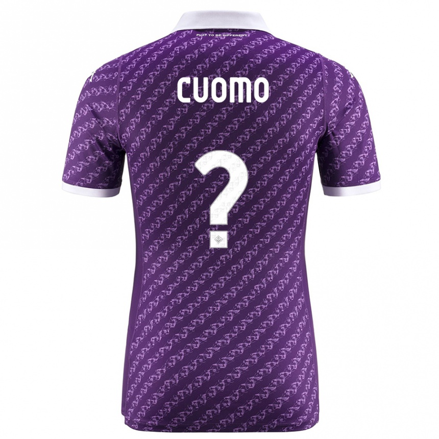 Kids Football Raffaele Cuomo #0 Violet Home Jersey 2023/24 T-Shirt