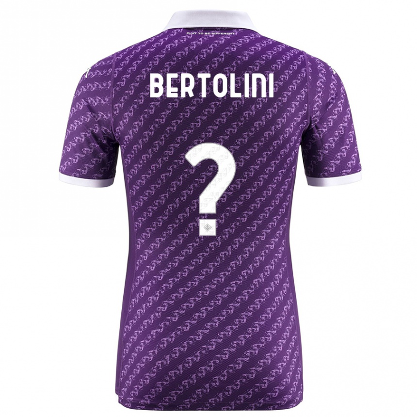 Kids Football Gabriele Bertolini #0 Violet Home Jersey 2023/24 T-Shirt