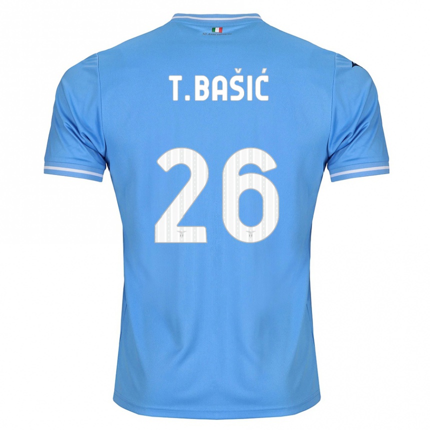 Kids Football Toma Basic #26 Blue Home Jersey 2023/24 T-Shirt