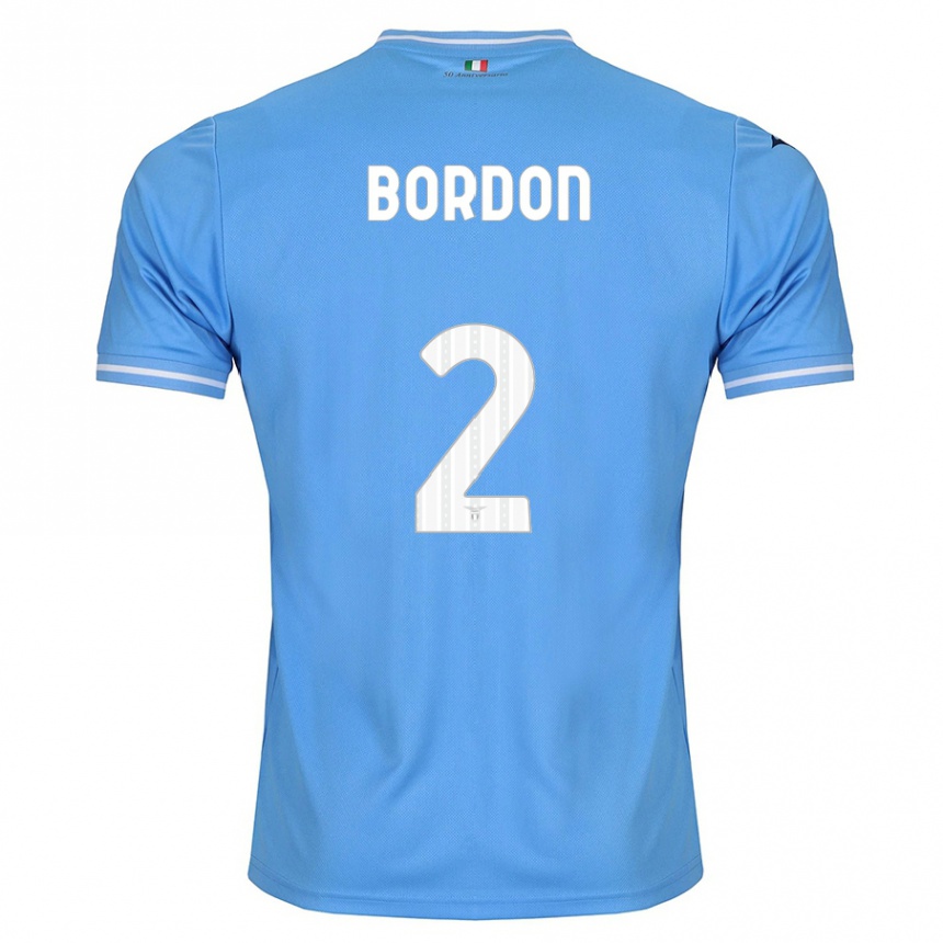 Kids Football Filipe Bordon #2 Blue Home Jersey 2023/24 T-Shirt